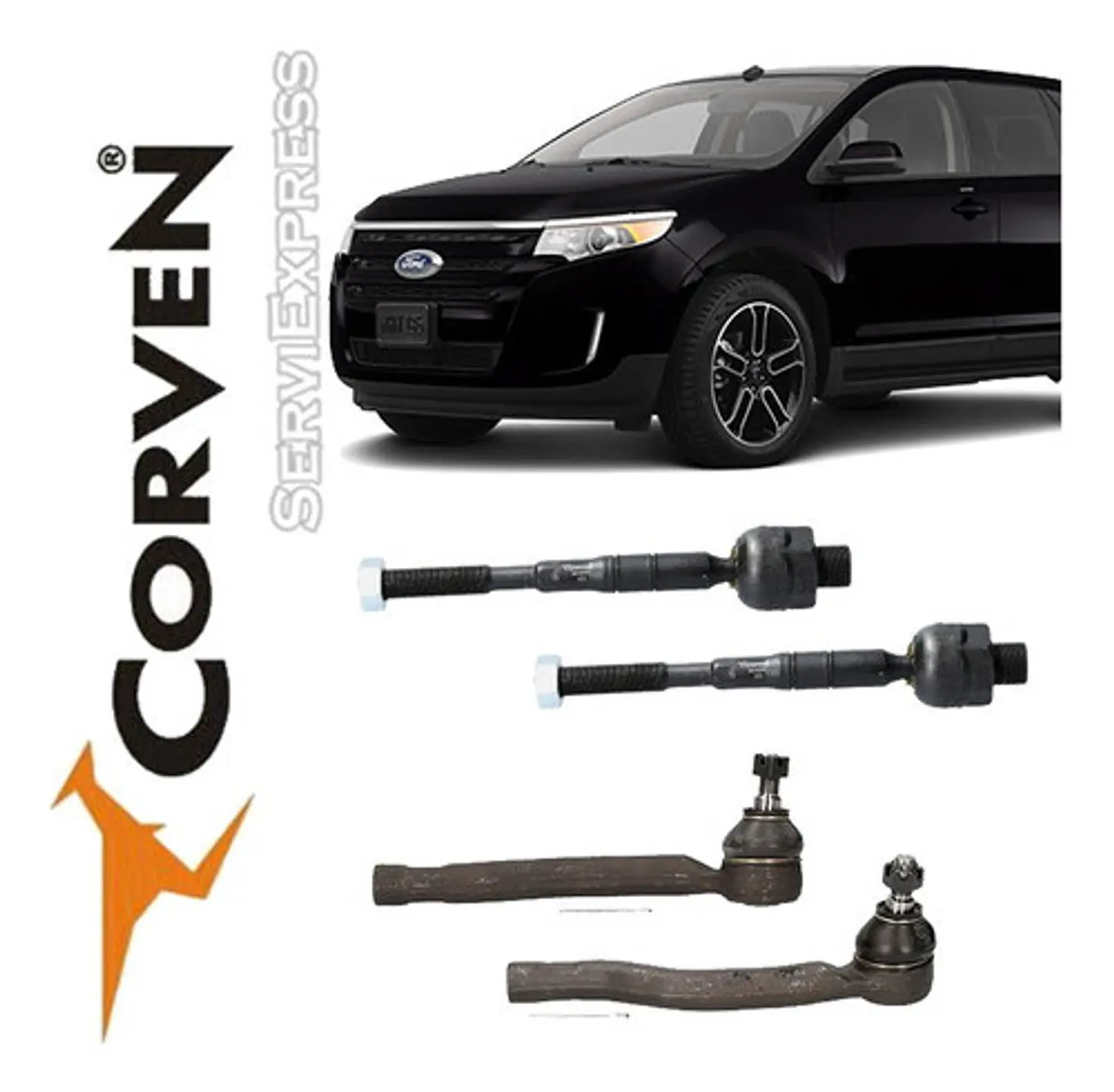 Juego De Terminales Y Axiales Corven Ford Edge 2007-2014 1