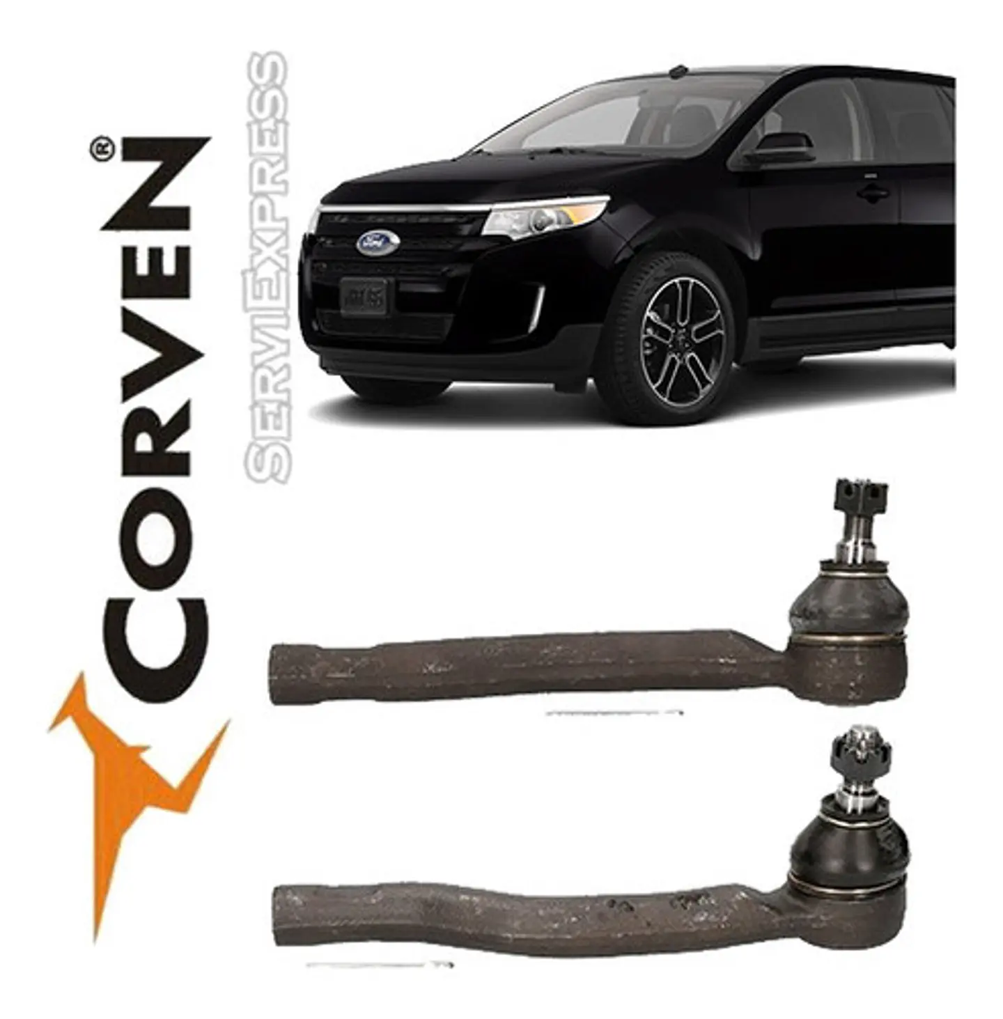 Juego De Terminales Y Axiales Corven Ford Edge 2007-2014 3