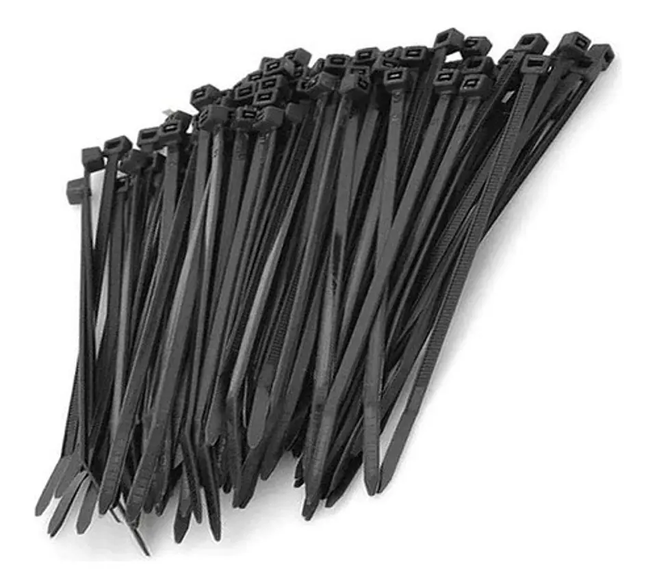 Amarra Plástica 3.6 X 200mm Negra (100 Unidades) 1
