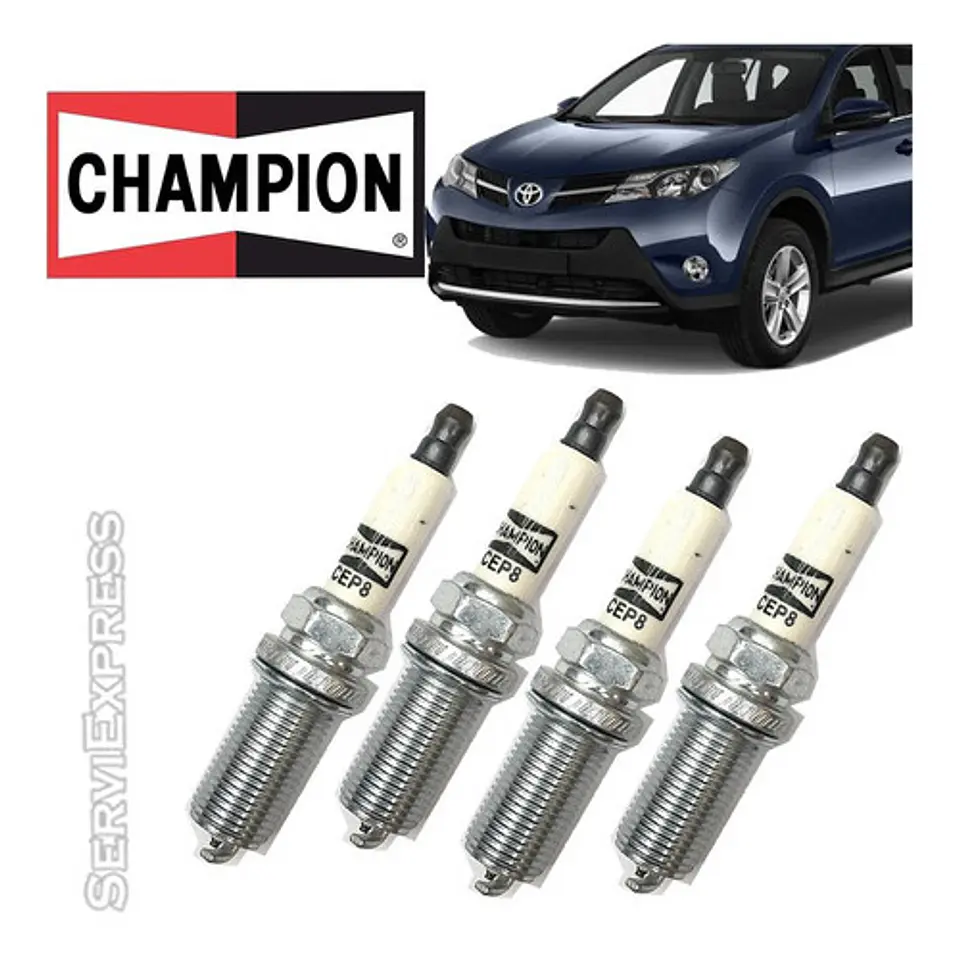 Set 4 Bujias Toyota Rav4 2.5 2013-2018 1