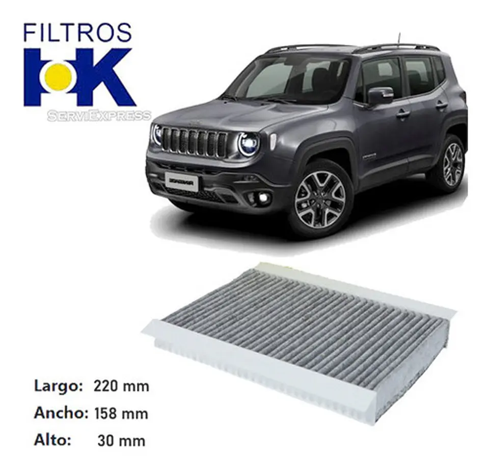 Filtro De Polen Para Jeep Renegade 2016 Al 2020 1