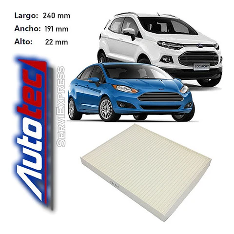 Filtro De Polen Ford Fiesta Y Ecosport Del 2012 Al 2018