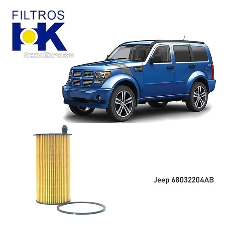 Filtro Aceite Elemento Dodge Nitro 2.8 Del 2004 Al 2008 1