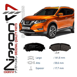 Pastillas De Frenos Delanteras Nissan X Trail T32 2014-2020