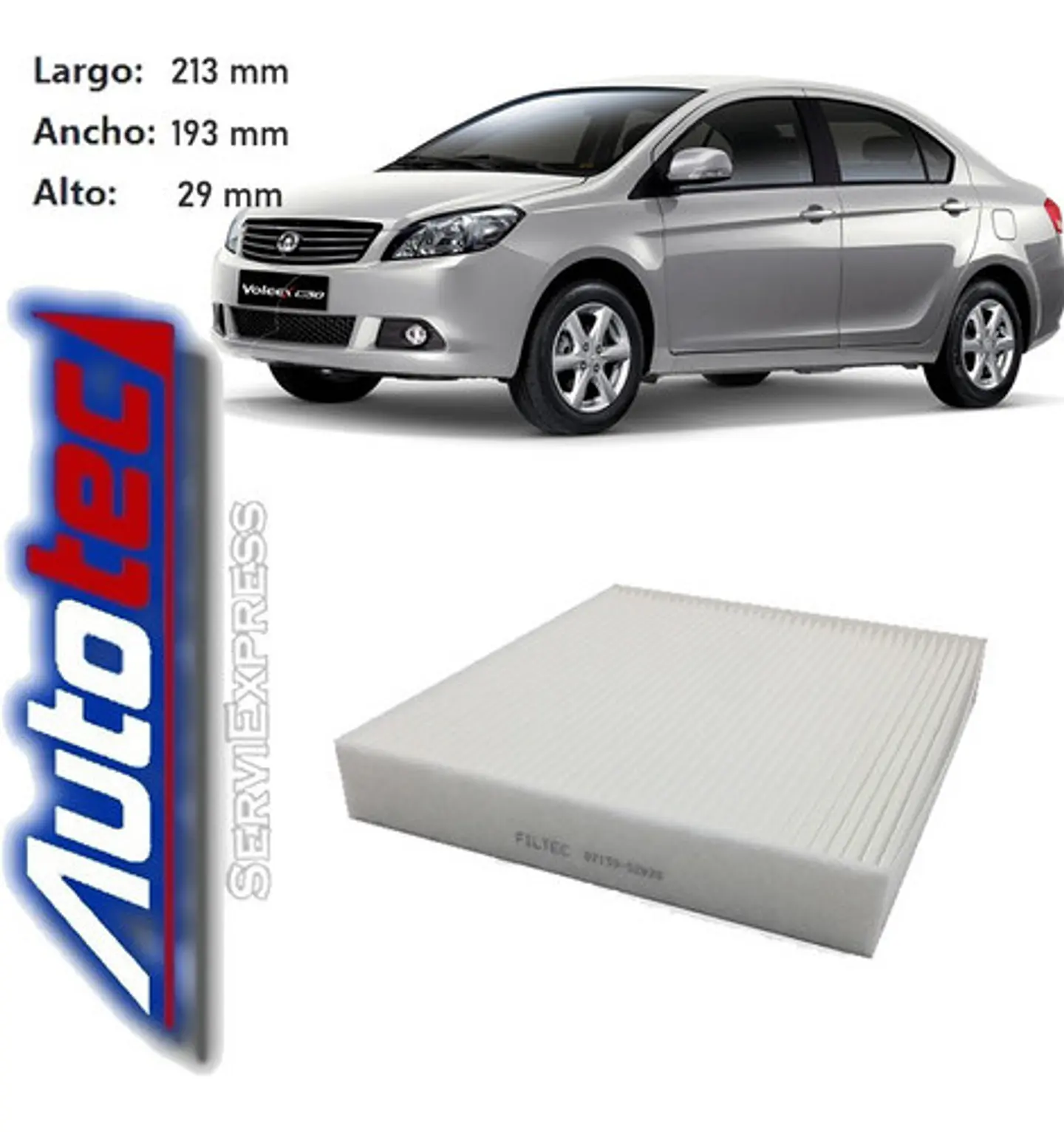 Filtro Polen Great Wall Voleex C30 Del 2011 Al 2018 1