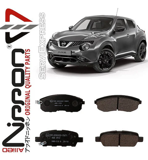 Pastillas Freno Delanteras  Y Traseras Nissan Juke 2012-2019
