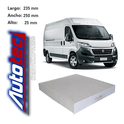 Filtro Polen Para Fiat Ducato Del 2008 Al 2018