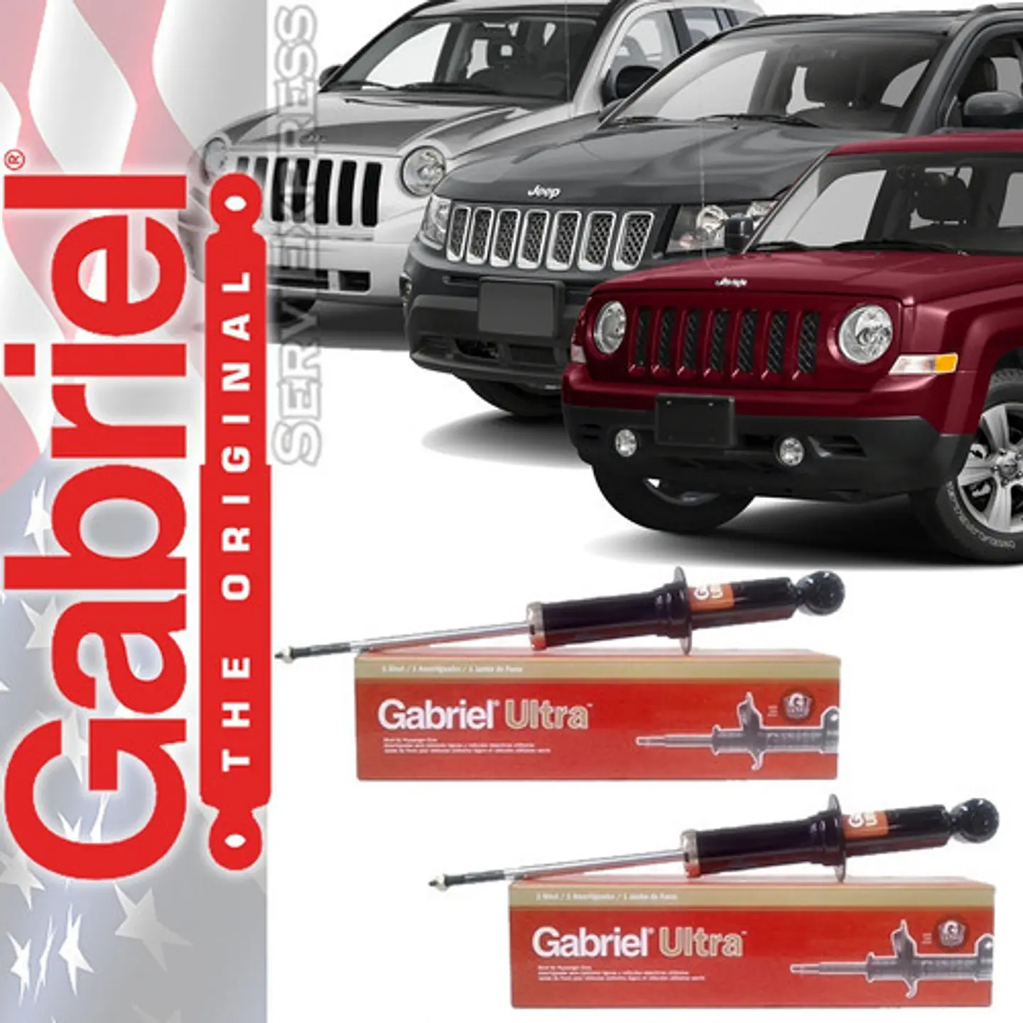 Amortiguadores Traseros Par Jeep Compass Patriot 2007 2017  1