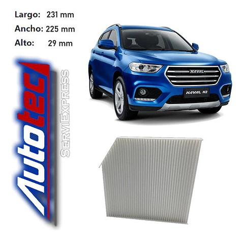 Filtro Polen Great Wall Haval 2 H2 Del 2015 Al 2019
