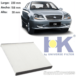 Filtro Polen Para Geely Ck 1.5 Del 2009 Al 2014