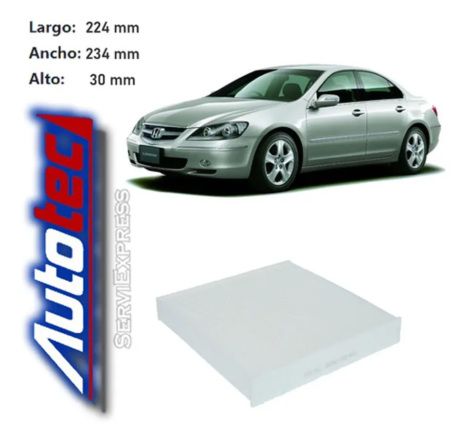 Filtro Polen Honda Legend 3.5 Del 2006 Al 2009 1