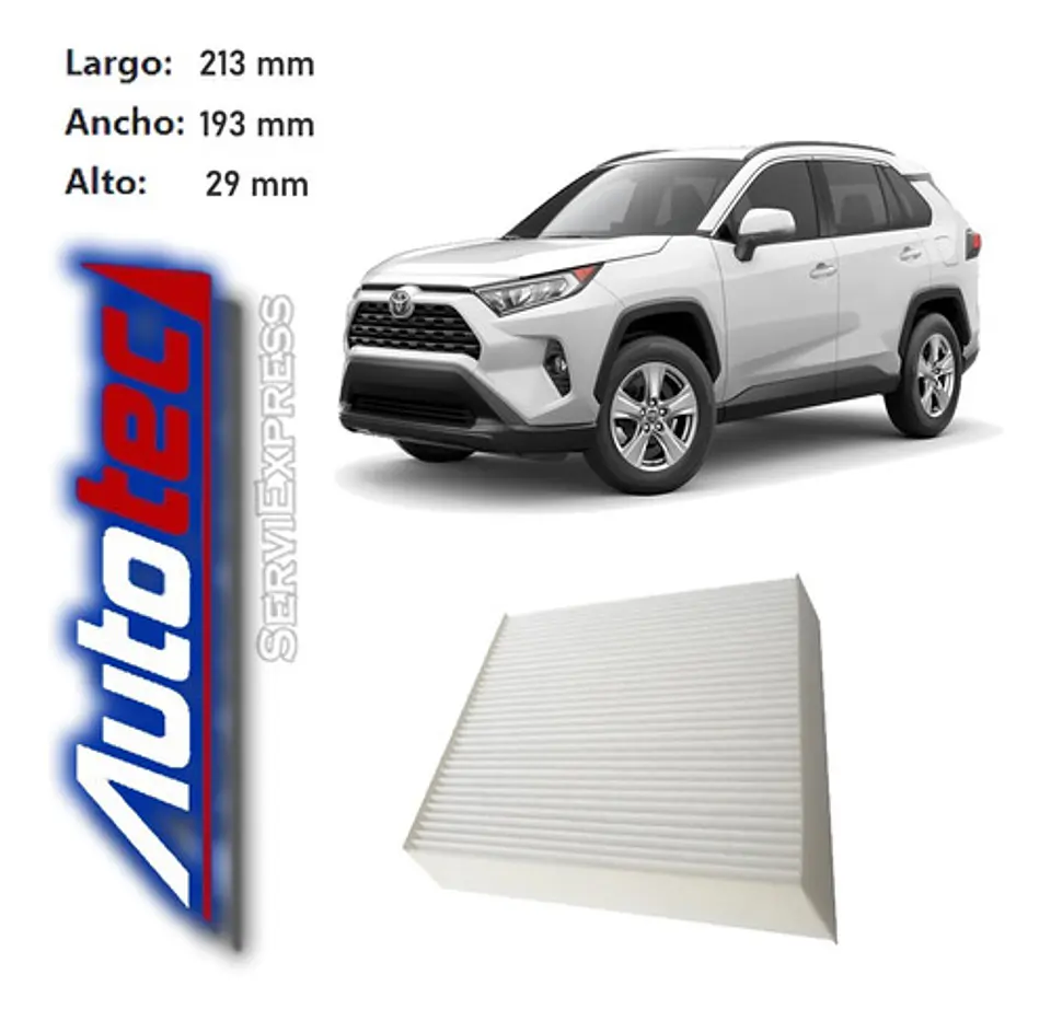 Filtro Polen Toyota Rav4 Del 2006 Al 2019 1