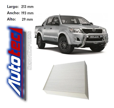 Filtro Polen Toyota Hilux Del 2002 Al 2015