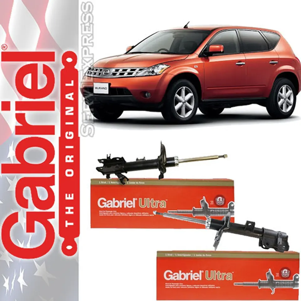 Amortiguadores Delanteros Par Nissan Murano 2003-07 Gabriel 1