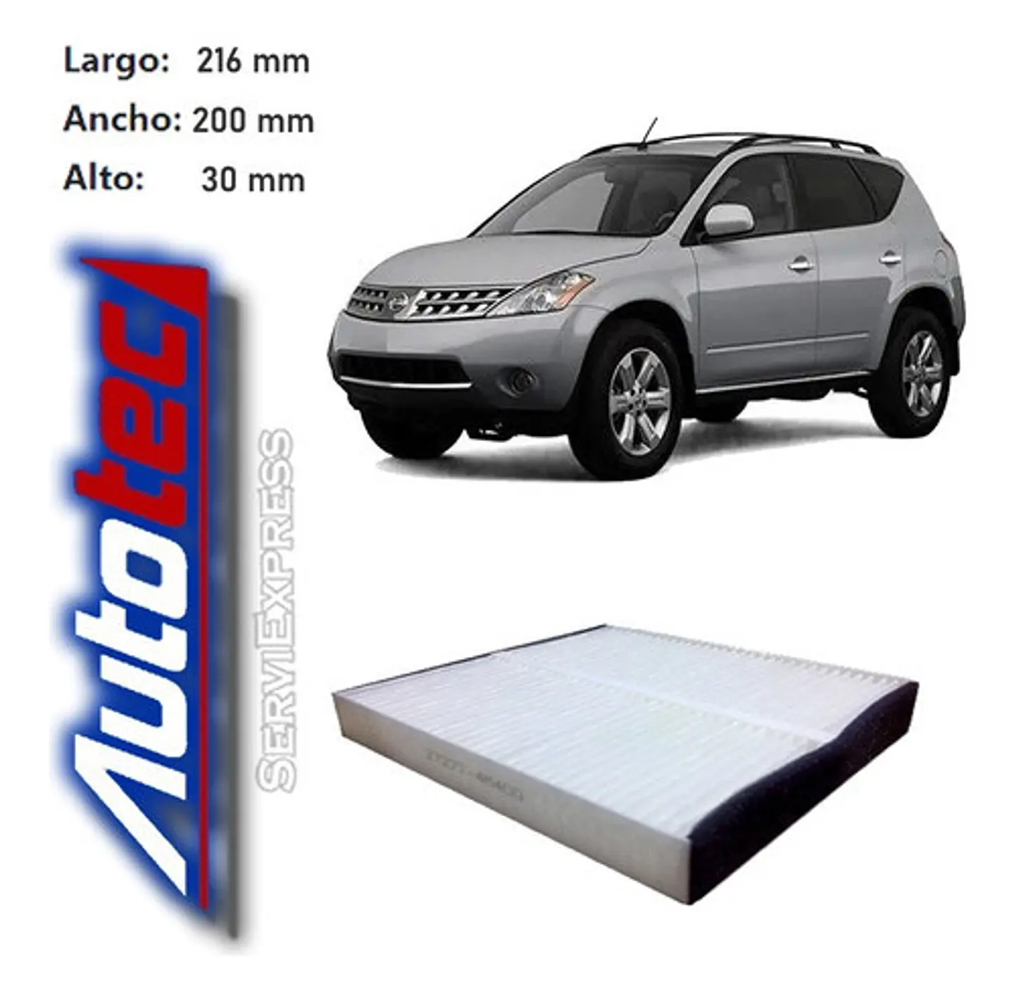 Filtro Polen Nissan Murano 3.5 Del 2003 Al 2008 1