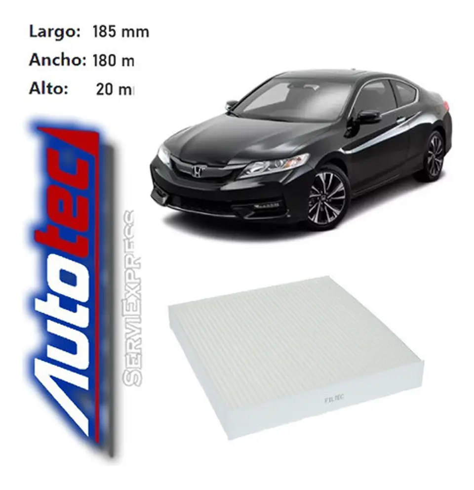 Filtro Polen Honda Accord Del 2013 Al 2017 Mk9 1