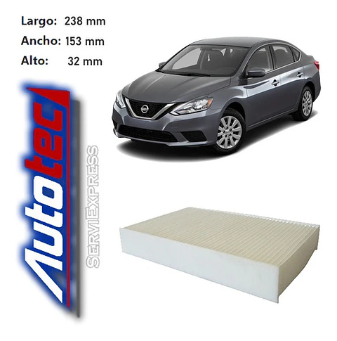 Filtro Polen Nissan Sentra 1.6 Del 2012 Al 2018
