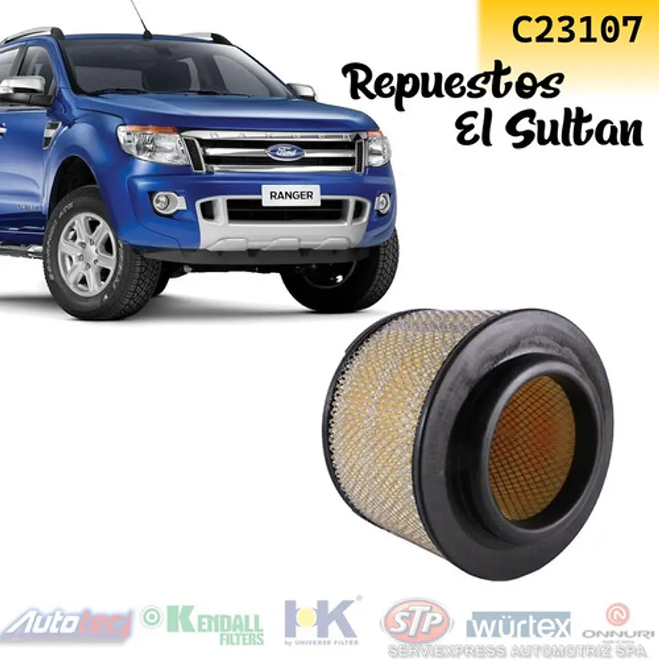 Filtro De Aire Ford Ranger 2007 - 2018 2.5 Diesel 1