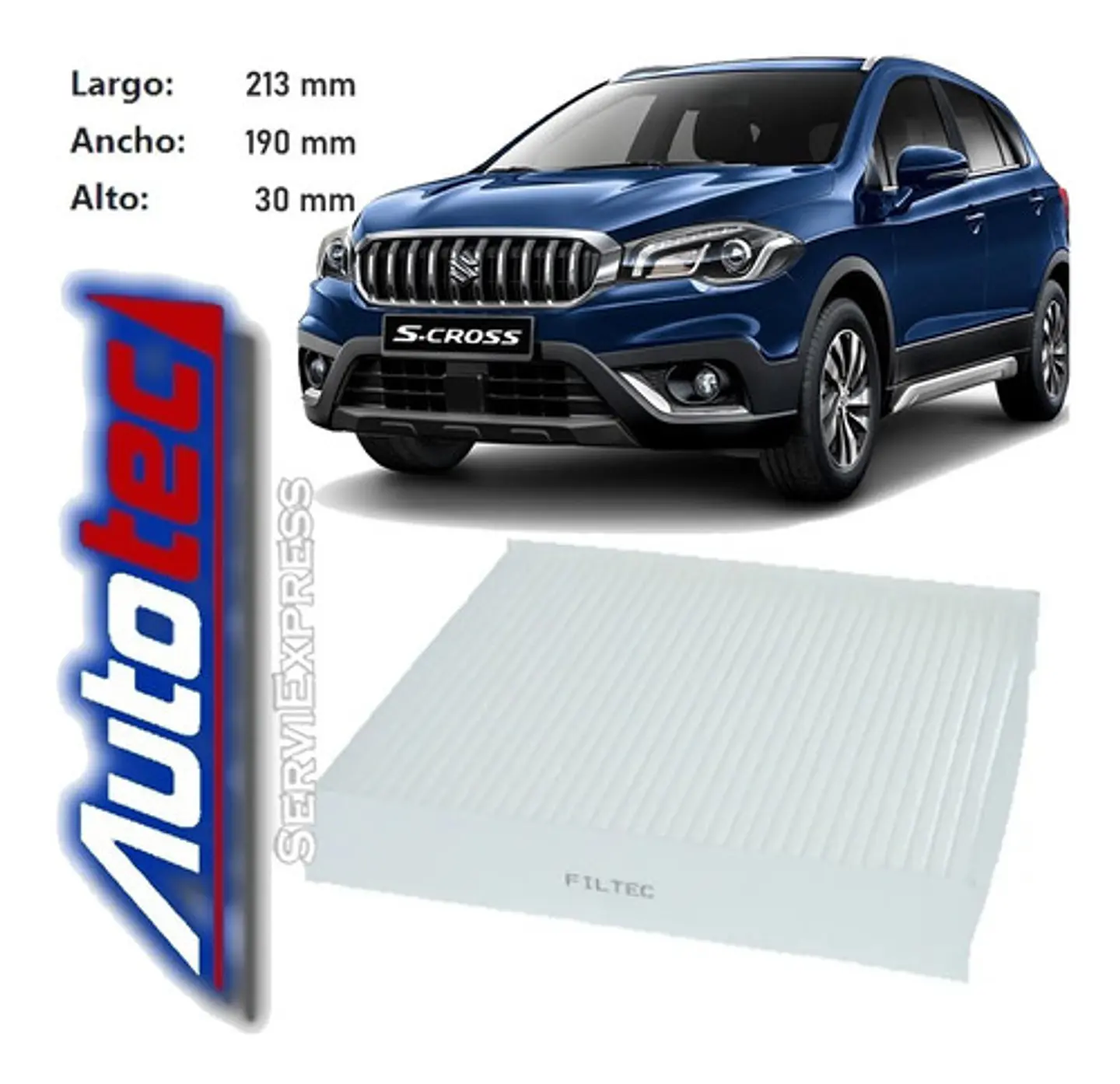 Filtro Polen Suzuki Scross 1.6 Del 2015 Al 2020 1