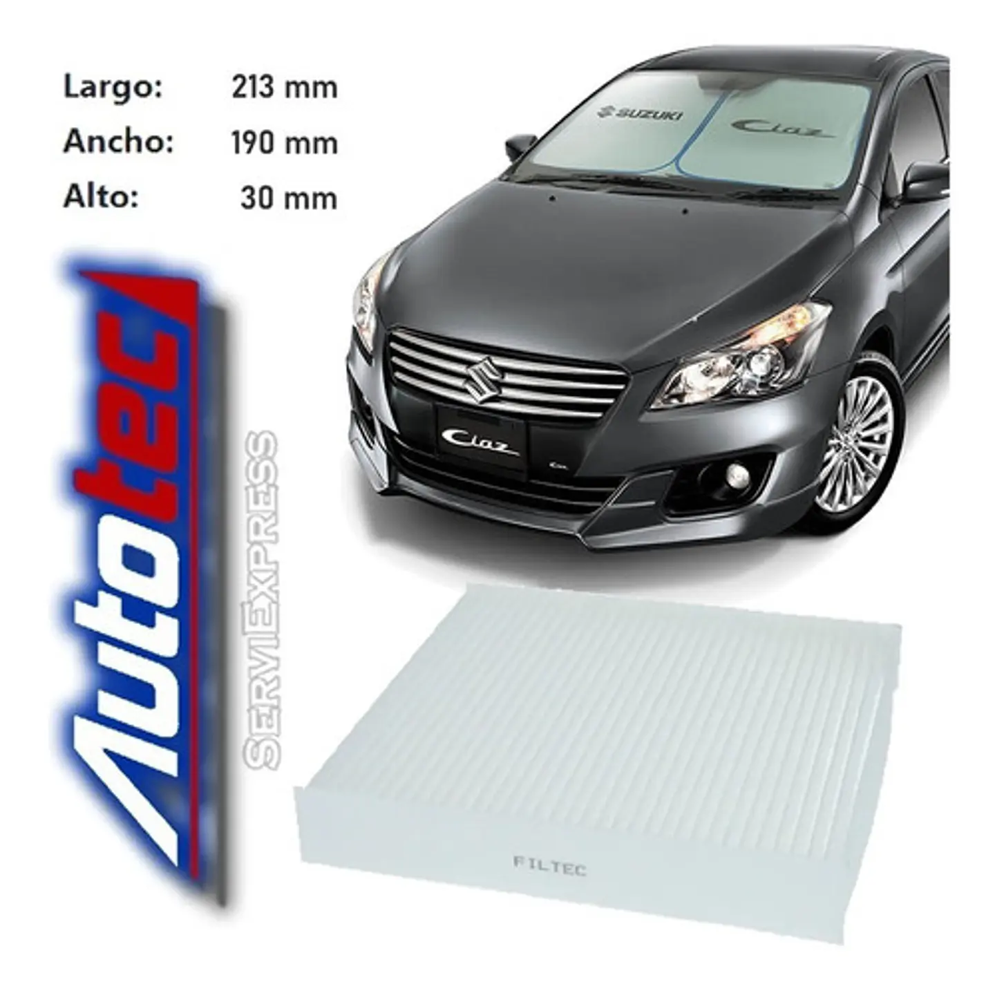 Filtro Polen Suzuki Ciaz 1.4 Del 2016 Al 2020 1
