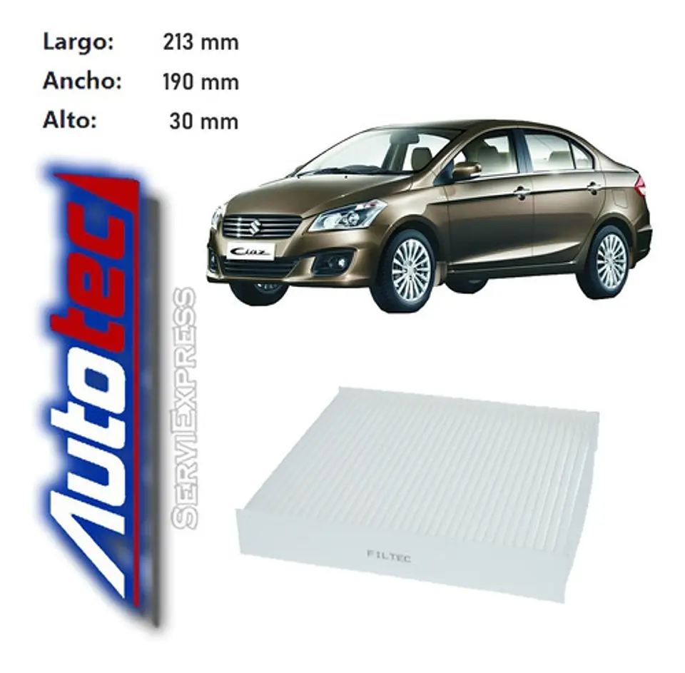 Filtro Polen Suzuki Ciaz 1.4 Del 2016 Al 2020 2