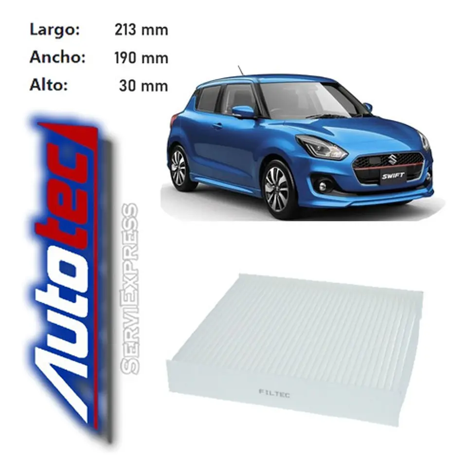 Filtro Polen Suzuki Swift Del 2012 Al 2018 1