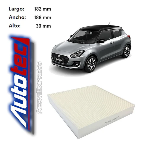 Filtro Polen Suzuki Swift 1.2 Del 2014 Al 2019
