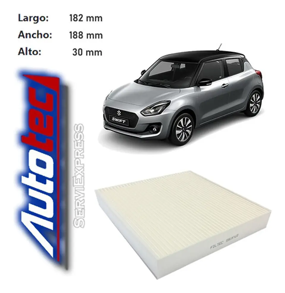 Filtro Polen Suzuki Swift 1.2 Del 2014 Al 2019 1