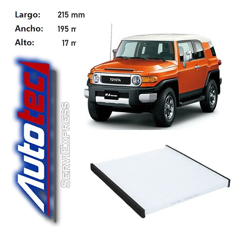 Filtro Polen Toyota Fj Cruiser 4.0 Del 2008 Al 2018