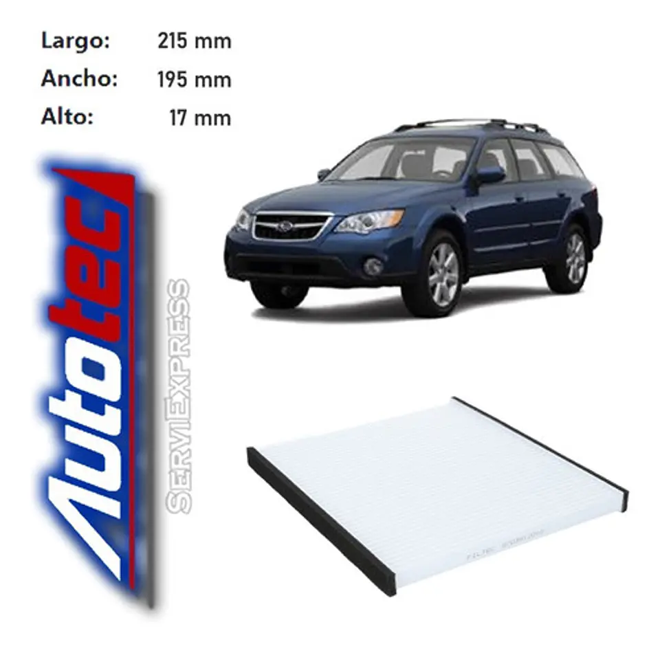 Filtro Polen Subaru Outback 3.0 Del 2003 Al 2009 1