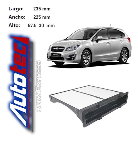 Filtro Polen Subaru Impreza Del 2012 Al 2016 Mk4