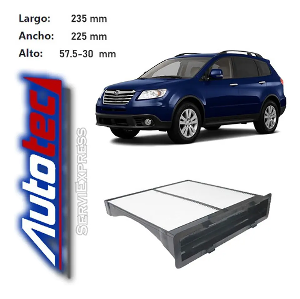 Filtro Polen Subaru Tribeca 3.6 Del 2007 Al 2014 1