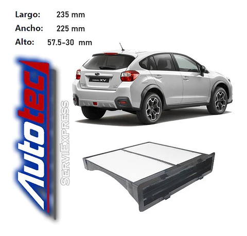 Filtro Polen Subaru Xv 1.6 Del 2012 Al 2015