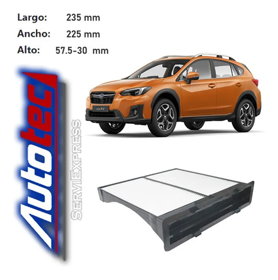 Filtro Polen Subaru Xv 2.0 Del 2010 Al 2018 1