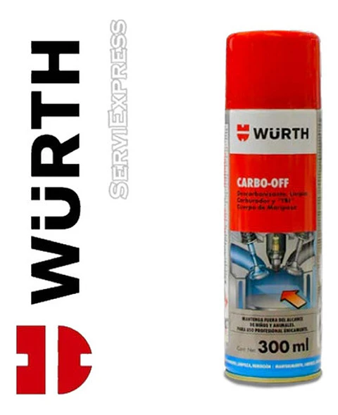 Limpia Carburador 300ml Wurth Carbo Off
