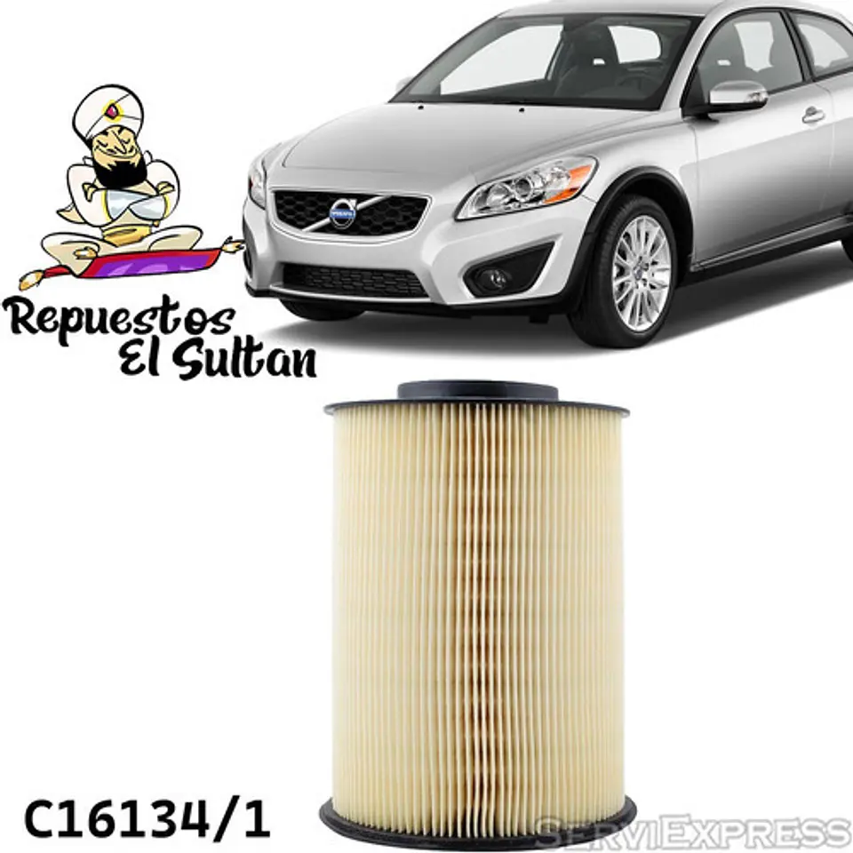 Filtro De Aire Volvo C30, S40, V40 Y V50 2