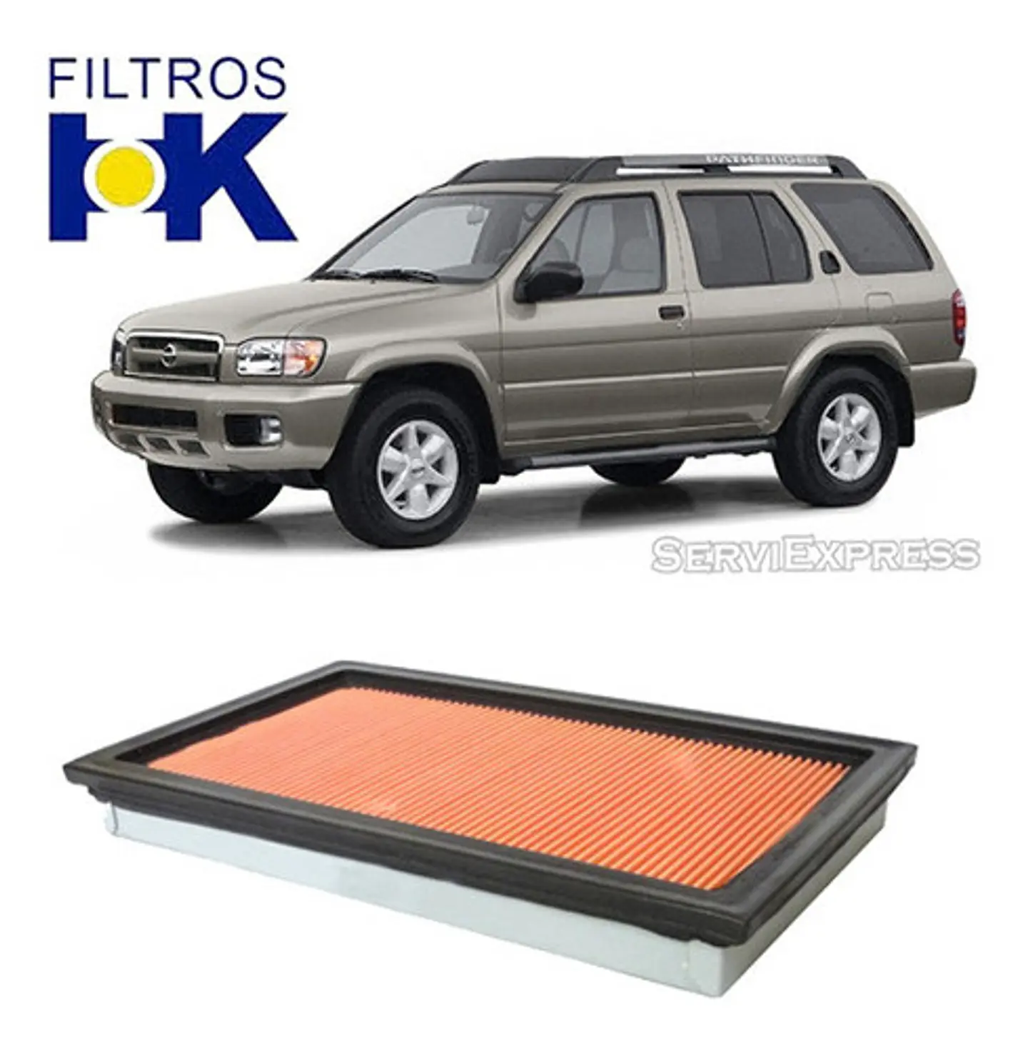 Filtro Aire Nissan Pathfinder R50 3.3 1997-2004 2