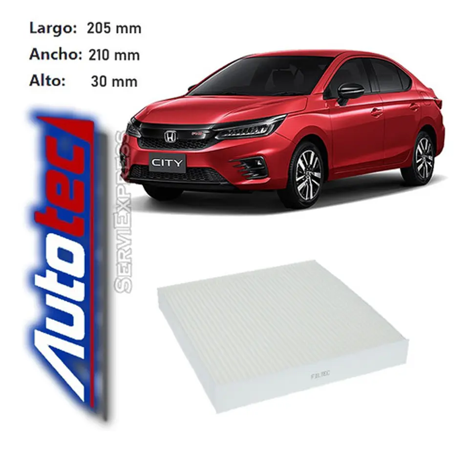 Filtro Polen Honda City Del 2012 Al 2021 1