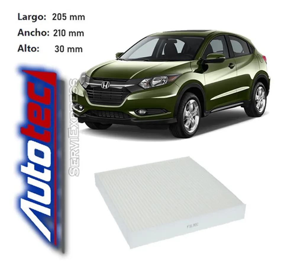 Filtro Polen Honda Hr-v Del 2015 Al 2018 Hrv 1