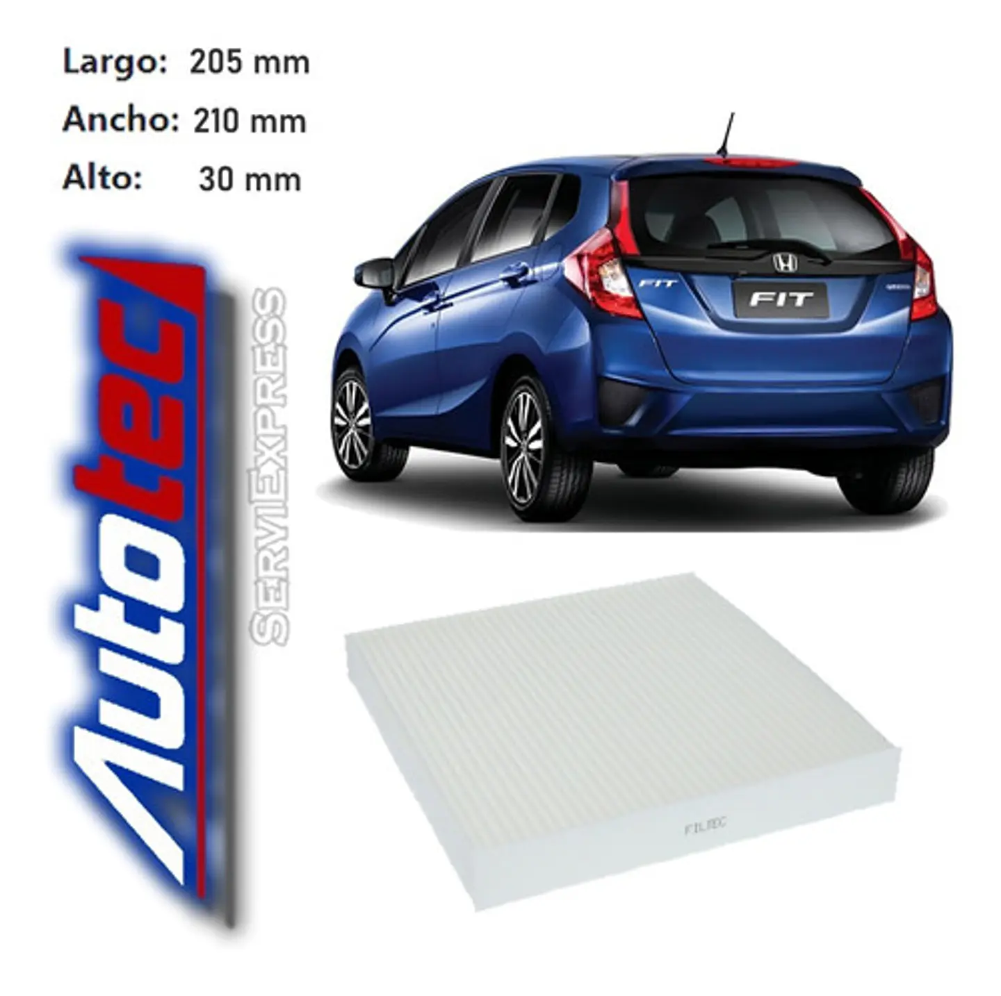 Filtro Polen Honda Fit O Jazz Del 2009 Al 2015 Mk3 1