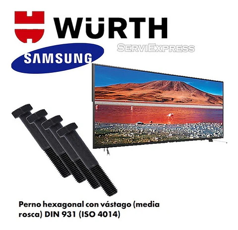 Pernos De Soporte Smartv Samsung  Tu7090