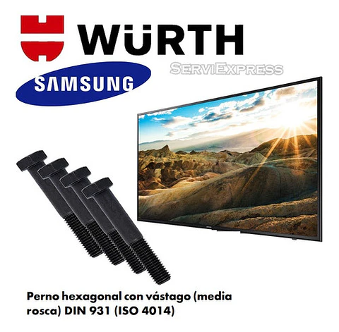 Pernos De Soporte Smartv Samsung  Ku6000