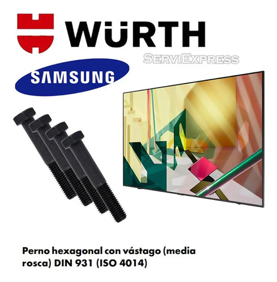 Pernos De Soporte Smartv Samsung Q60t Q70t 1