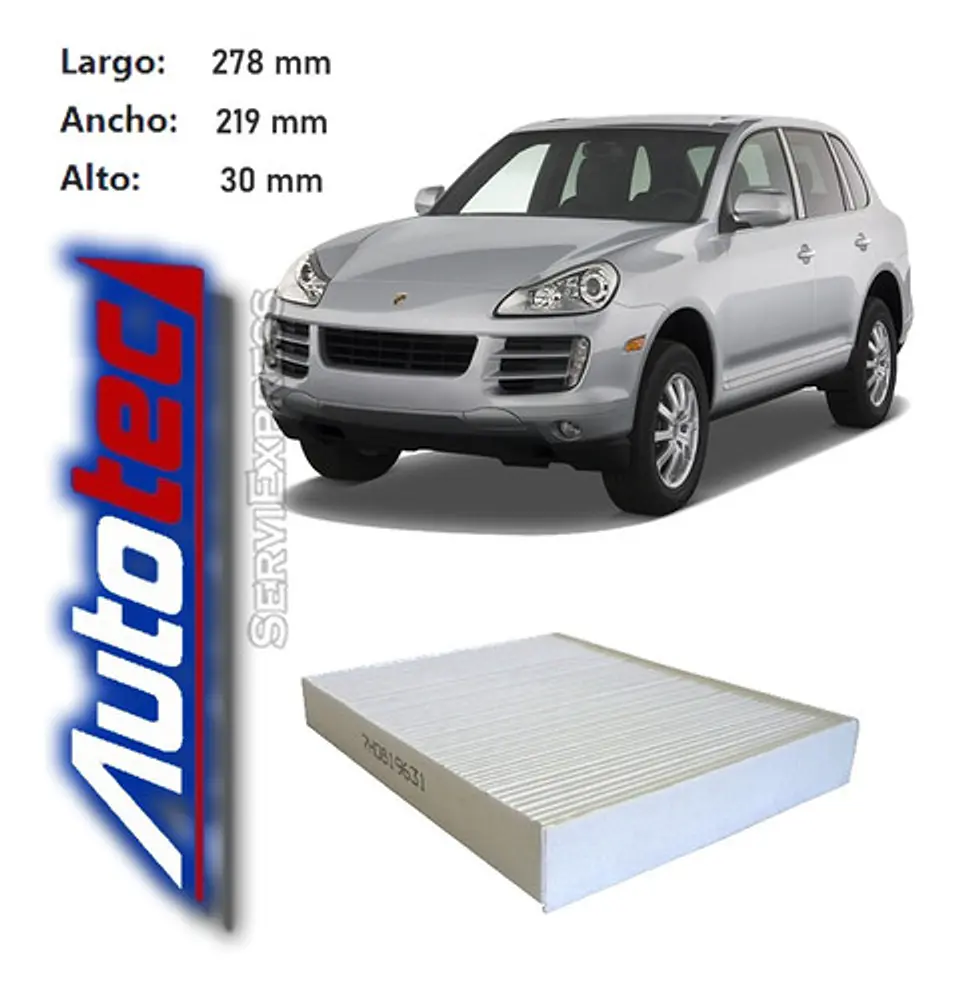 Filtro De Polen Porche Cayenne Del 2008 Al 2011 2