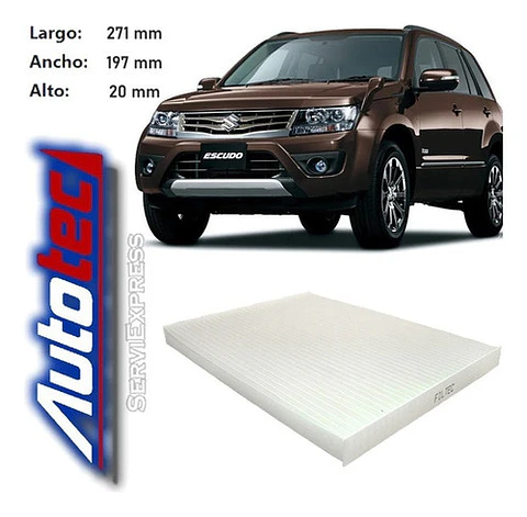 Filtro Polen Suzuki Grand Nomade Del 1998 Al 2018