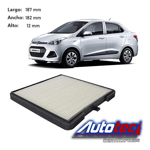 Filtro De Polen Hyundai Grand I10 Del 2014 Al 2018