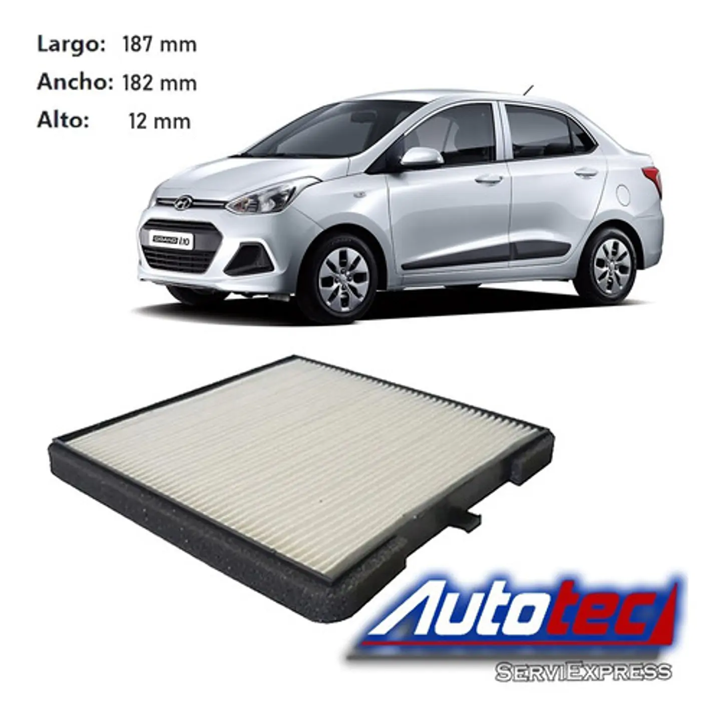 Filtro De Polen Hyundai Grand I10 Del 2014 Al 2018 1