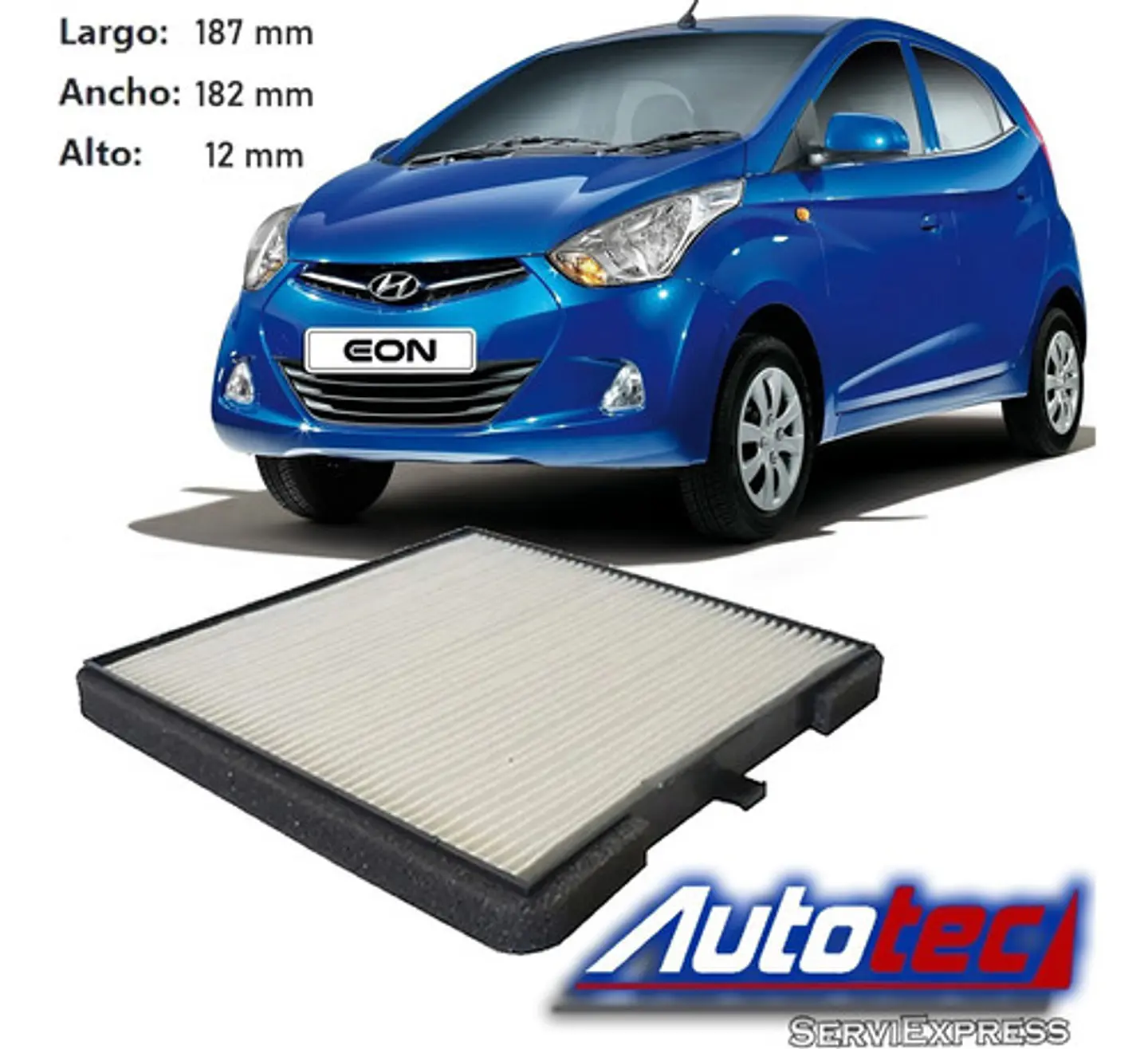 Filtro De Polen Hyundai Eon Del 2013 Al 2017 1