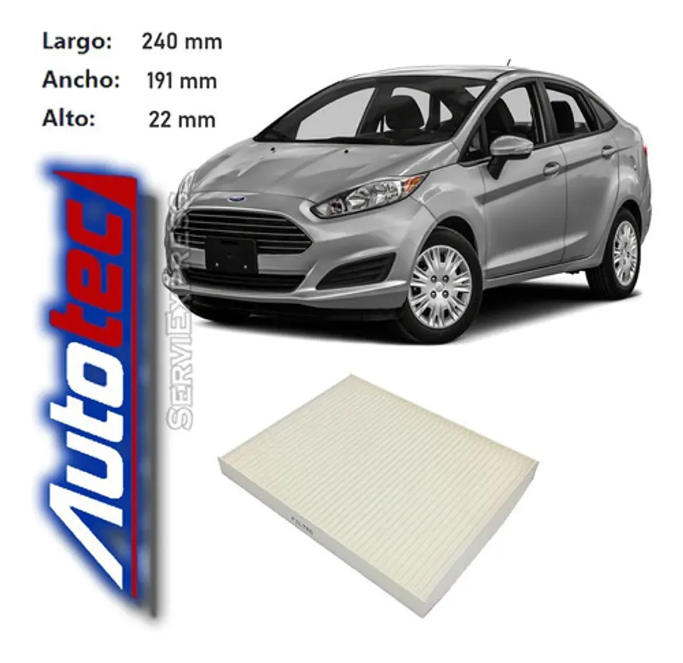 Filtro De Polen Ford Fiesta Del 2012 Al 2017 2