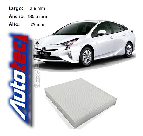 Filtro De Polen Toyota Prius 1.8 Hibrido Del 2010 Al 2018 